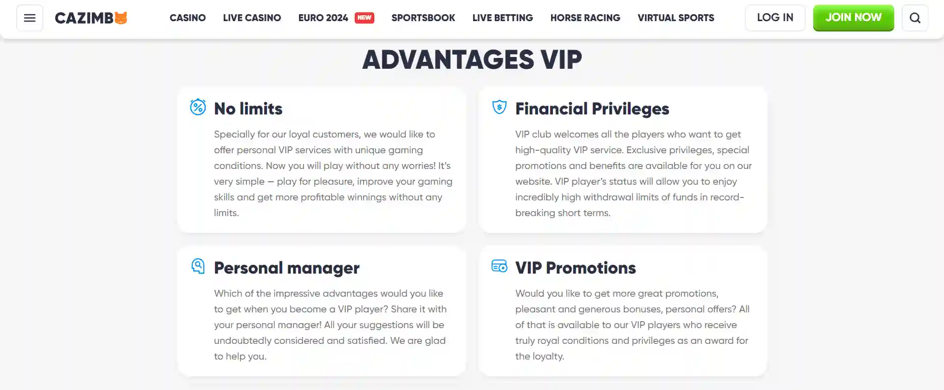 cazimbo vip program