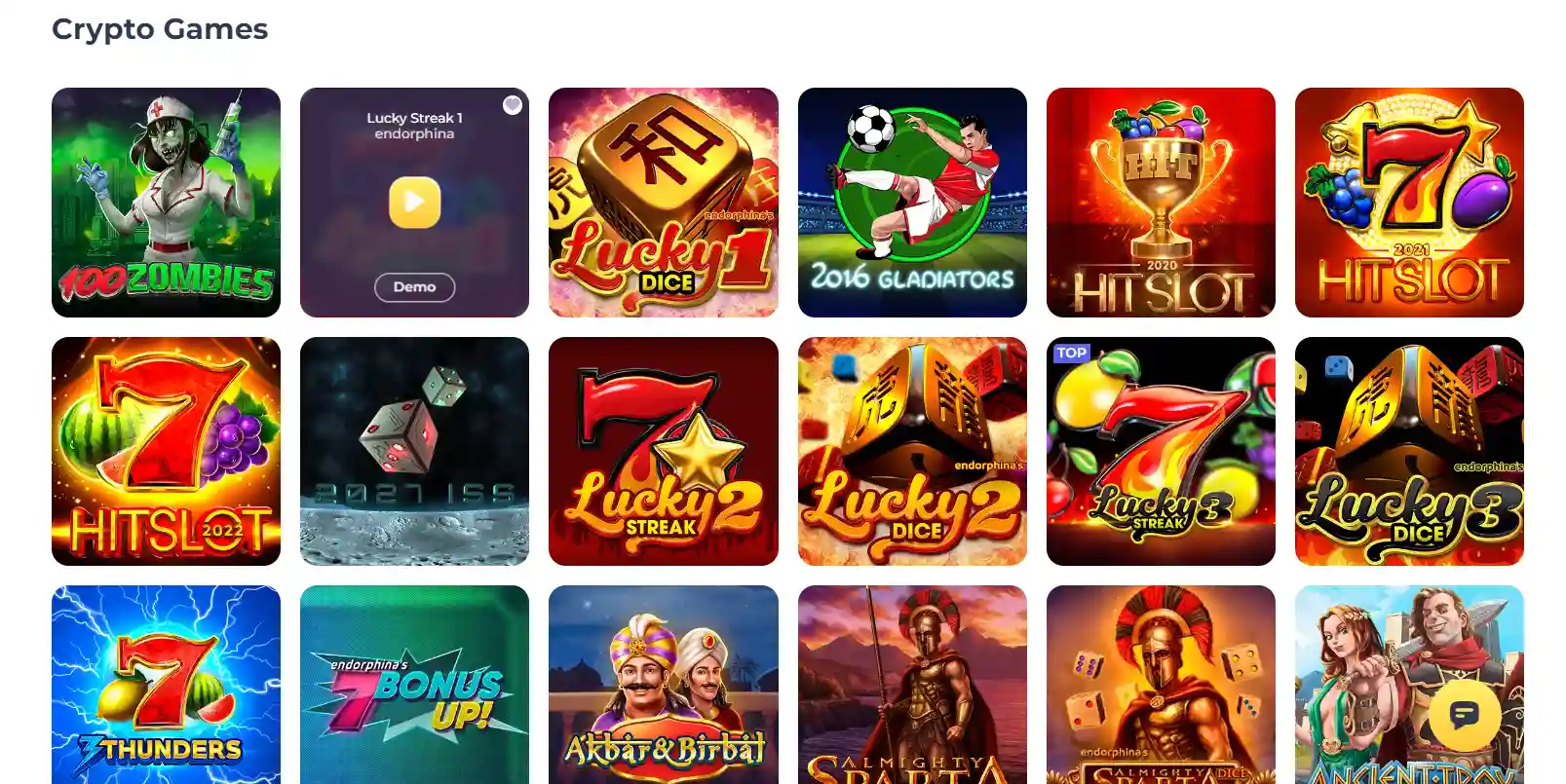 luckystart casino games