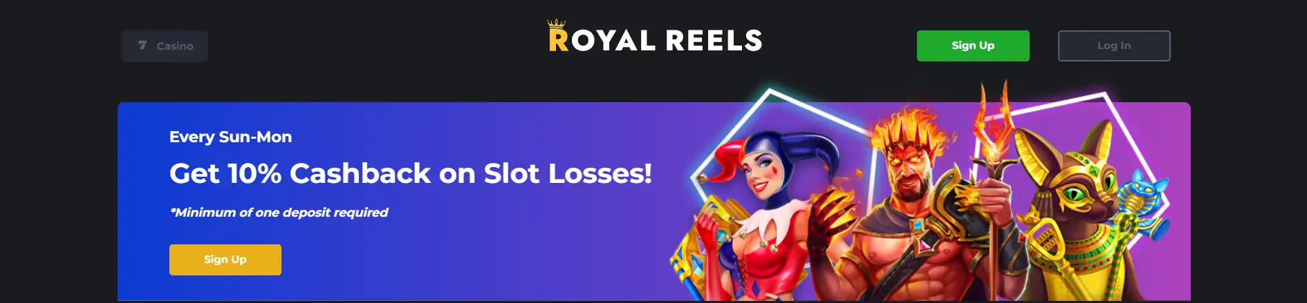 royal reels cashback