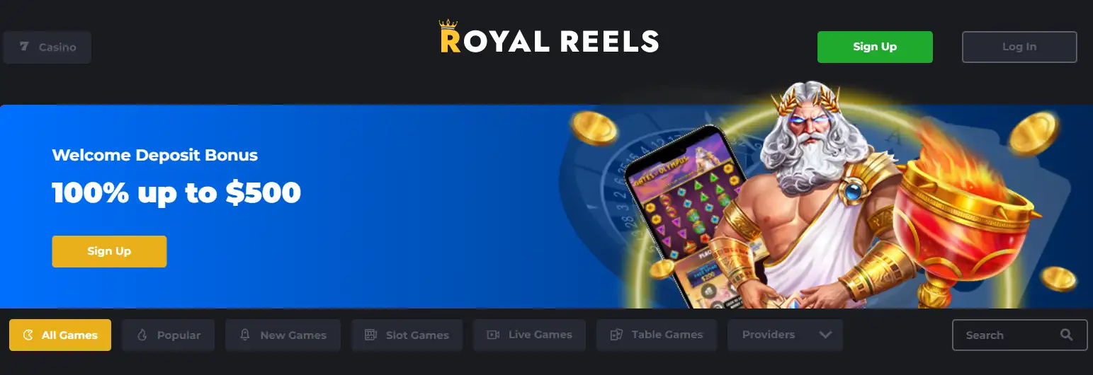 royal reels bonus