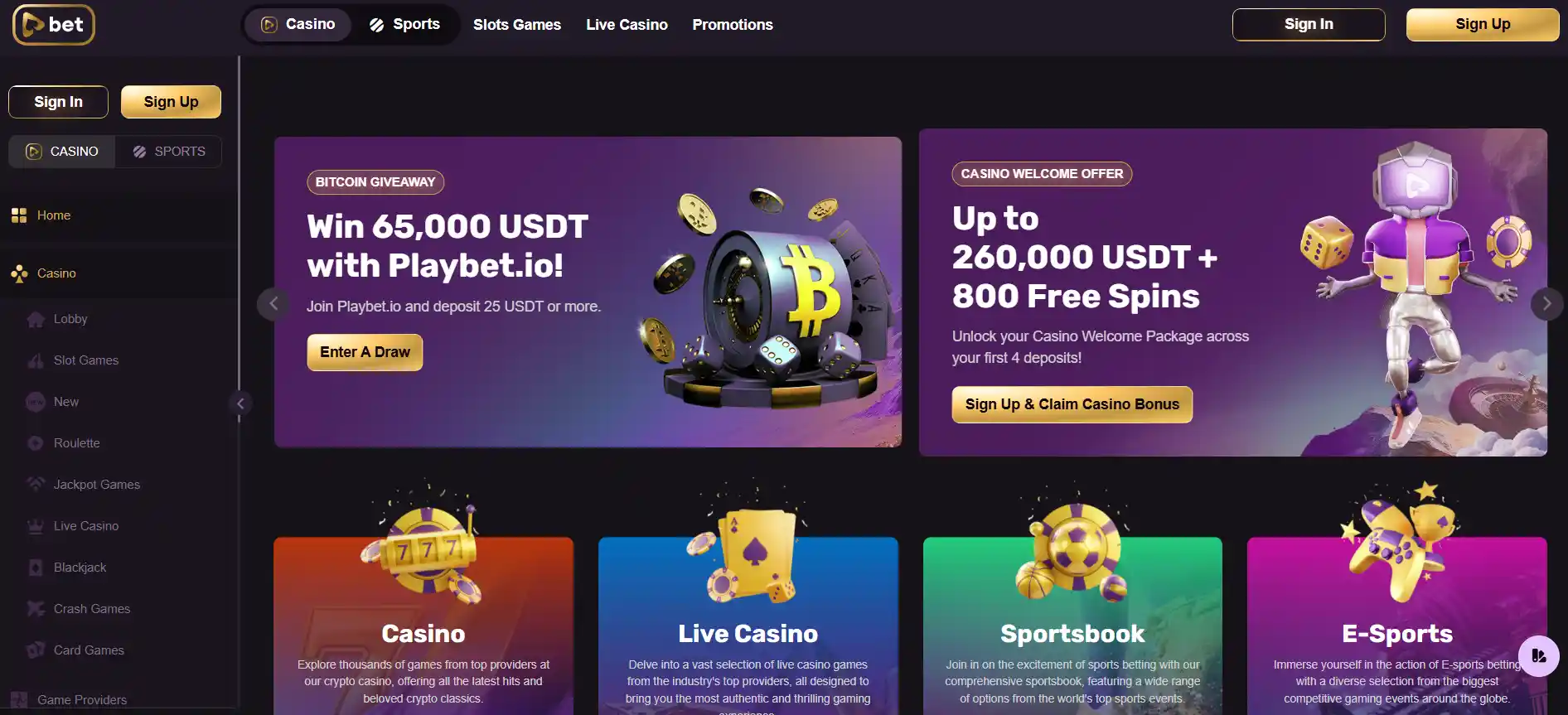 playbet.io promotions