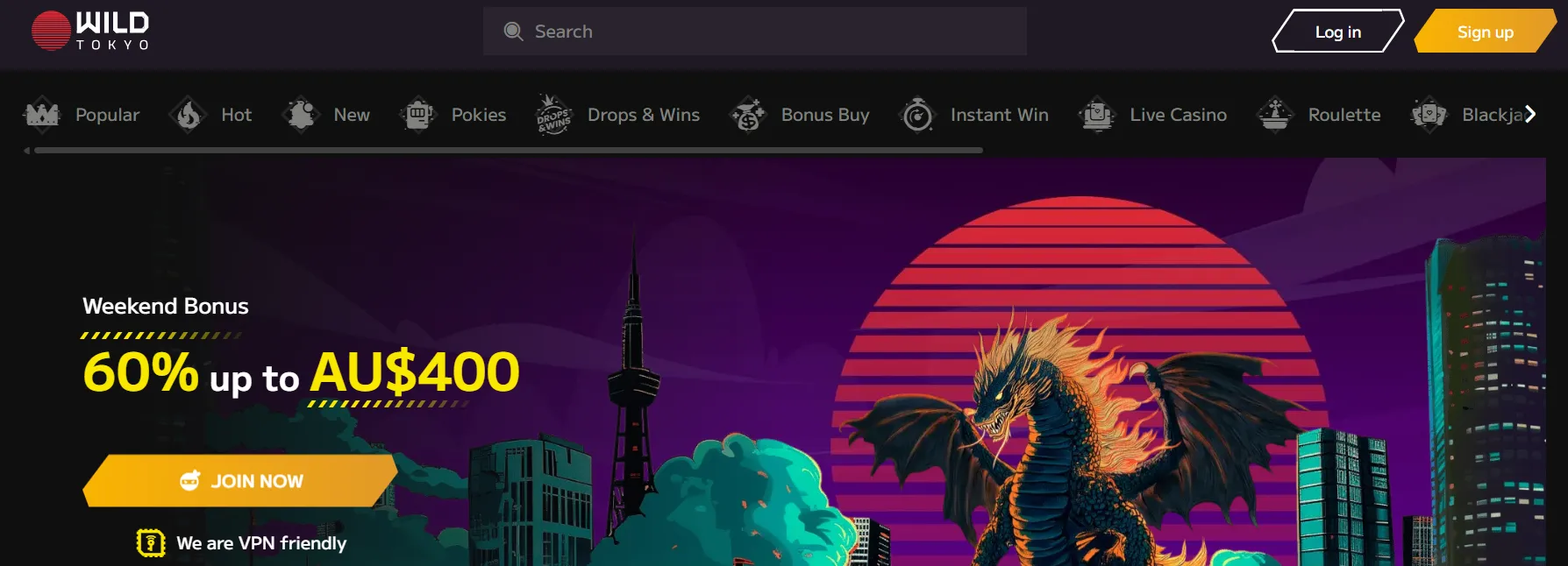 wild tokyo casino review australia