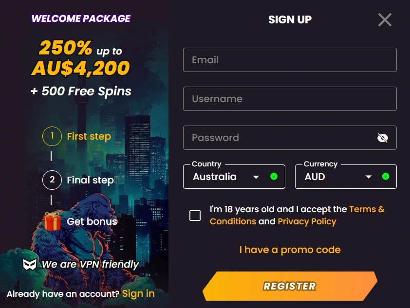 wild tokyo registration form