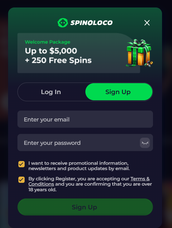 spinoloco registration