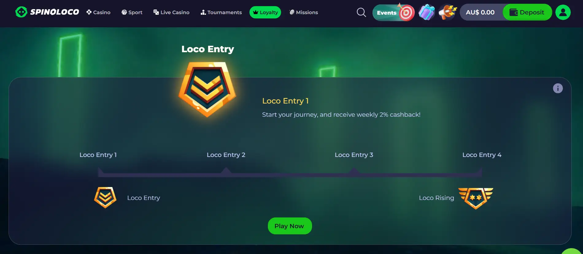 spinoloco vip loyalty