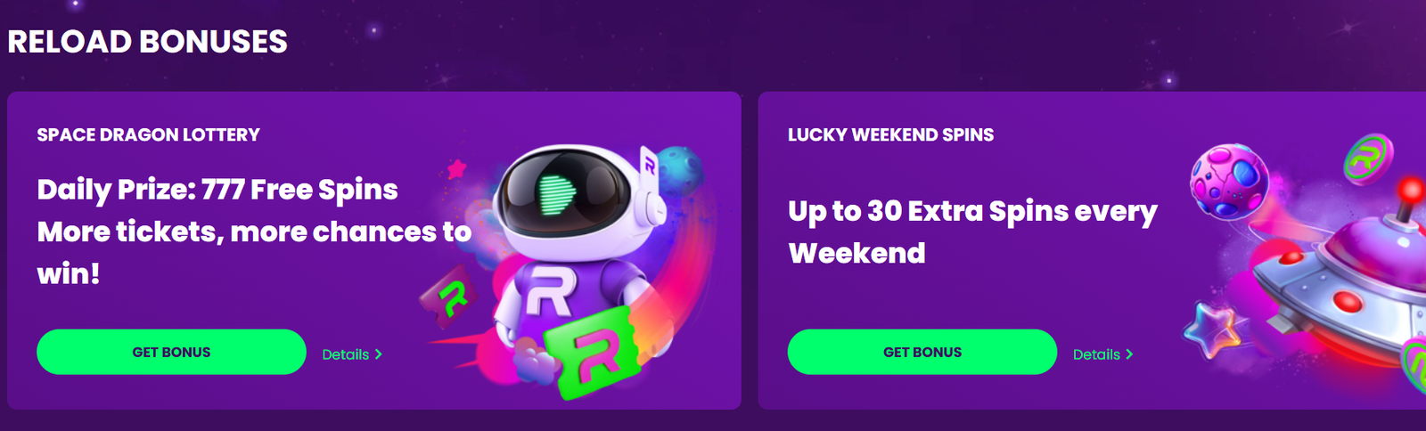 casinorocket reload