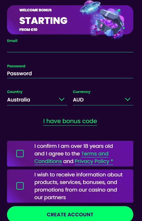casinorocket registration