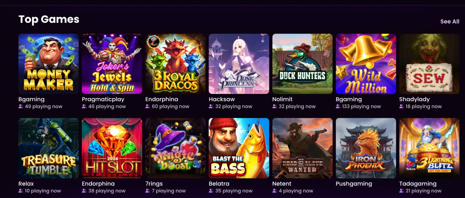 iwild casino games