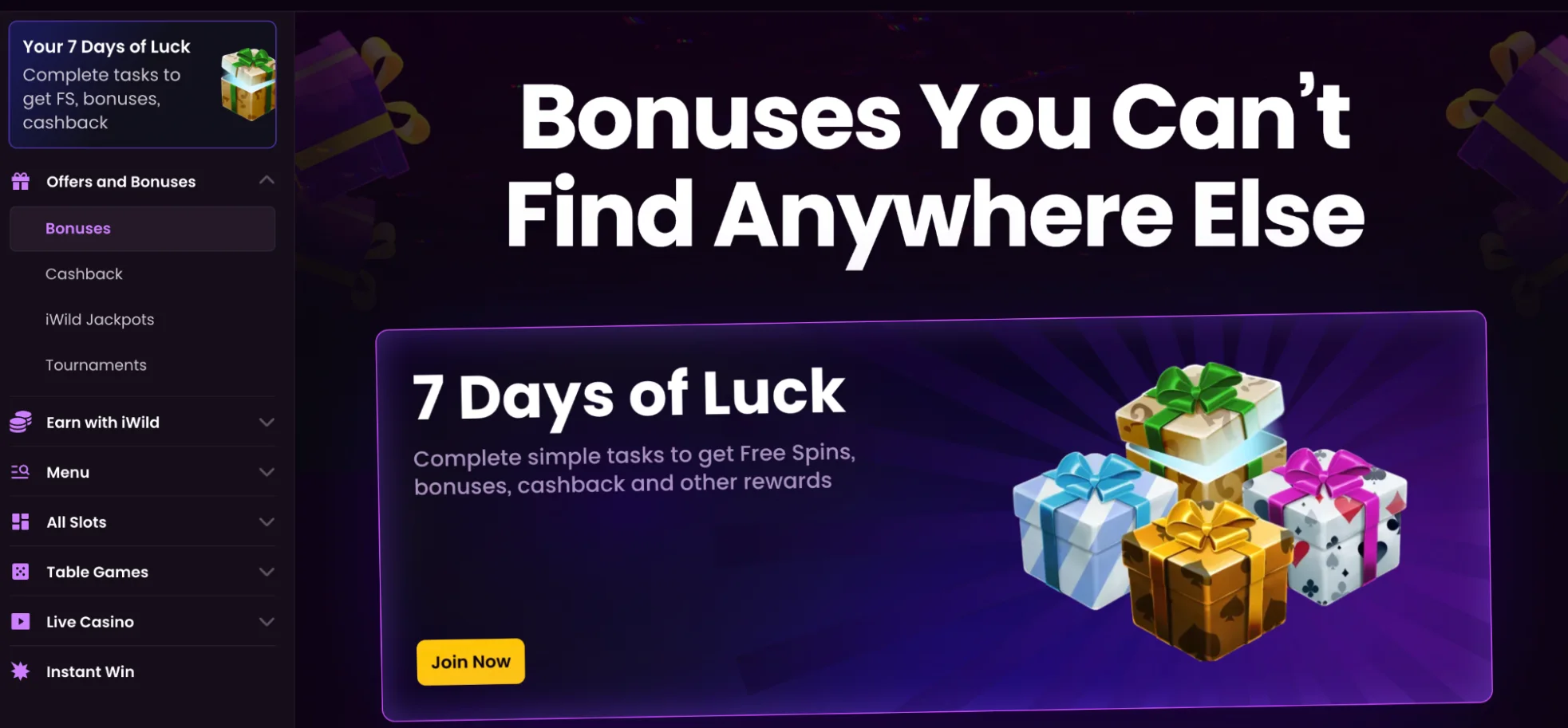 iwild casino bonus