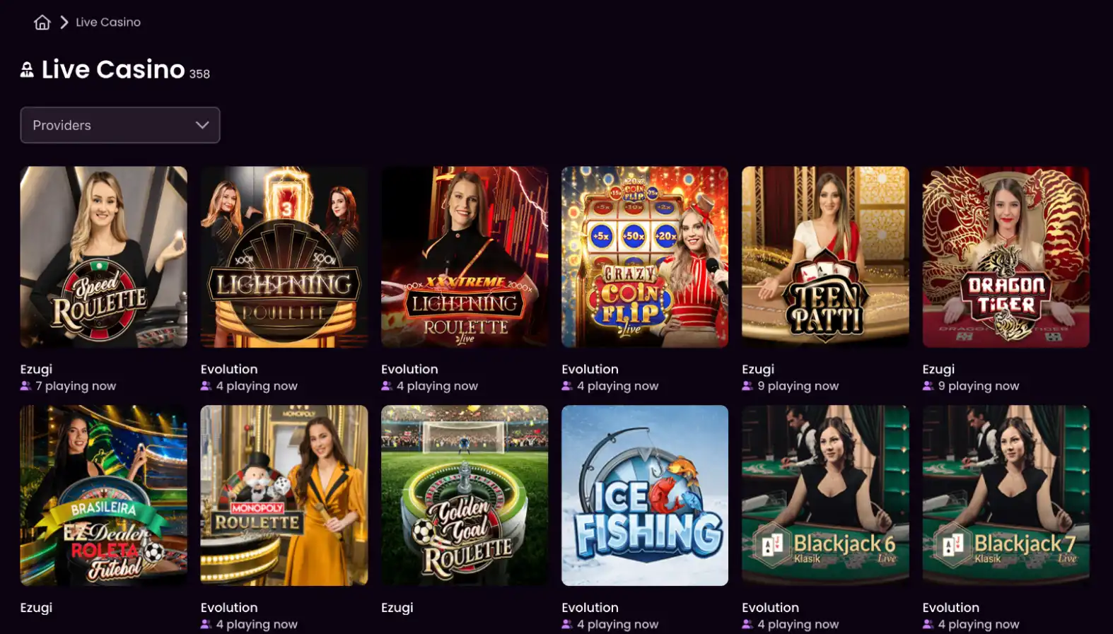 iwild live casino